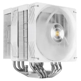 Mars Gaming MCPU-X26PRO Disipador CPU Ventilador con 2 Ventiladores FDB 120mm, 6 Heatpipes HCT, Hasta 350W TDP, Compatible Intel LGA 1851/1700 y AMD AM5/AM4